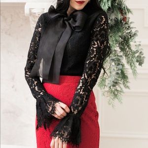 Rachel Parcell Lace Top